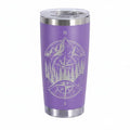 Personalized Vacation 20oz Insulated Tumbler — Purple, Custom Name & Design