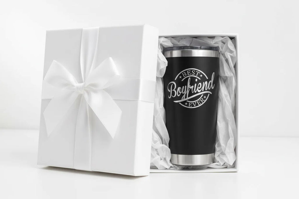 Best Boyfriend Ever Tumbler | Laser Engraved Insulated Stainless Steel | Valentine's Day & Birthday Gift for Boyfriend