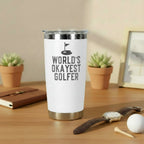Golf Gift 20oz Insulated Tumbler — For Dad Golfer